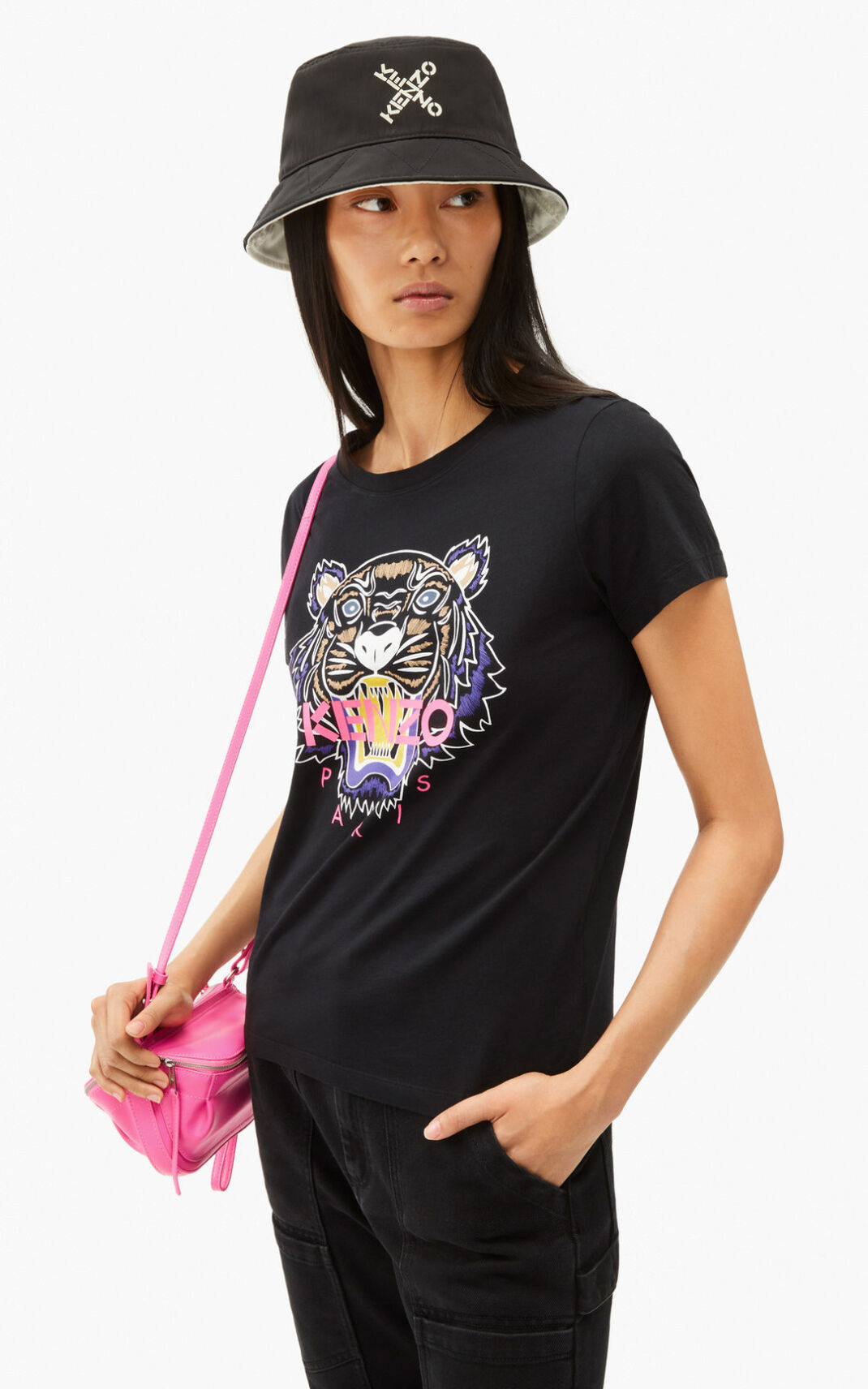 Kenzo Tiger T Shirt Dam | 82960-DNQI